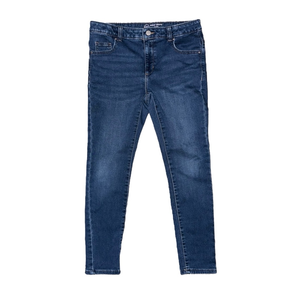 Wonder Nation Super Skinny Jeans In Dark Blue // 14 Plus